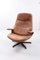 Danish Buffalo Leather Lounge Chair and Ottoman Set by M&S Møbler, Denmark, 1960s, Set of 2, Image 17