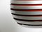 Space Age Spherical Ceiling Lamp with Slats in Metal, 1960s 14