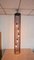 Large Mahogany Model 887 Bead Cascade Ceiling Lamp from Temde, Switzerland 1960s 2