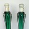 Mid-Century Modern Green Glass Table Lamps by Paul Kedelv for Swedish Flygsfors, Sweden, 1950s, Set of 2 6