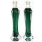Mid-Century Modern Green Glass Table Lamps by Paul Kedelv for Swedish Flygsfors, Sweden, 1950s, Set of 2 1