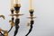 Empire Gilded and Black Patinated Metal with Women Figures Chandelier, 1920s 8