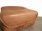 Large Neck Leather Ottoman or Footstool, 1970s 6