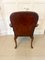 Antique Leather and Carved Walnut Desk Chairs, 1920s, Set of 2 9