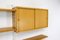 Vintage Ash Wall Unit attributed to Kajsa & Nils Strinning for String, 1960s 10