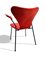 Series 7 Desk Chairs by Arne Jacobsen for Fritz Hansen, 1960s, Set of 4, Image 3