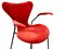 Series 7 Desk Chairs by Arne Jacobsen for Fritz Hansen, 1960s, Set of 4, Image 4