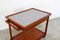 Danish Teak Serving Trolley with Reversible Tray, 1960s 9