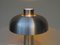 Mushroom Table Lamp in Brushed Aluminum, 1970s 10