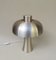 Lampe de Bureau Champignon en Aluminium Brossé, 1970s 2