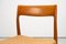 Danish Teak Mod. 77 Dining Chairs with Papercord by Niels O. Møller for J.L. Møllers, 1959, Set of 4 7