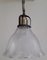 Antique Ceiling Lamp with Clear Glass Shade, 1900s, Image 3