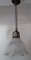 Antique Ceiling Lamp with Clear Glass Shade, 1900s, Image 5
