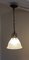 Antique Ceiling Lamp with Clear Glass Shade, 1900s, Image 4