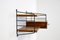 Teak Wall Unit with Drawer Board attributed to Kajsa & Nils Strinning for String, 1960s 6