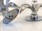 Silver Metal Flowers Sconces, Set of 3 6