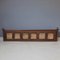 Dutch Art Deco Wall Mounted Coat Rack with Cloissone Tiles, 1920s / 30s, Image 12