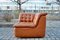 Canapé Modulable Vintage en Cuir Cognac Brandy, Allemagne, 1970, Set de 6 18