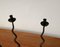 Vintage Brutalist Wrought Iron Candleholder from Hysteria, Set of 4 11