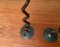 Vintage Brutalist Wrought Iron Candleholder from Hysteria, Set of 4 8