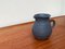 Vintage German Blue Ceramic Jug, 1970s, Image 2