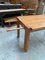 Extendable Dining Table in Elm from Maison Regain, 1980s 5