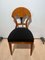 Biedermeier Cherry Veneer Dining Chairs, South Germany, 1890, Set of 7, Image 8