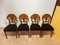 Biedermeier Cherry Veneer Dining Chairs, South Germany, 1890, Set of 7 5