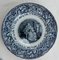 Late 19th Century Gallant Scenes Faience Plate, France, Image 4