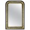 French Louis Philippe Stucco Imitation Wood and Gilding Mirror, 1870s 1