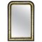 French Louis Philippe Stucco Imitation Wood and Gilding Mirror, 1870s, Image 1