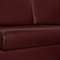 Dark Red Leather Flex Plus Corner Sofa Sofa from Ewald Schillig, Image 3