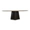 Black Glass Dining Table by Matteo Grassi 6