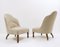 Toad Chairs in Light Upholstery, 1930s, Set of 2 6