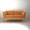 Vintage Sofa in Light Wood, Cane & Leather attributed to Arne Norell 2