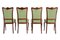 Mid-Century Carved Dining Chairs, Set of 6 6