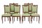 Mid-Century Carved Dining Chairs, Set of 6, Image 1