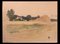 Edmond Cuisinier, Landscape, Original Drawing, Early 20th Century 1