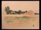 Edmond Cuisinier, Landscape, Original Drawing, Early 20th Century, Image 1