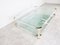 Large Acrylic Glass and Brass Coffee Table, 1970s 10