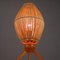 Schwedische Mid-Century Tischlampe aus Teak & Rattan, 1950er 14