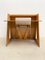 Escritorio plegable y silla Mid-Century de madera, años 60. Juego de 2, Imagen 16