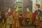 Scene orientali antiche dipinte a mano su seta con cornice, set di 2, Immagine 16