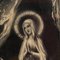 Artista español, escena religiosa, años 50, enmarcado, Imagen 5