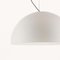 Lampe à Suspension Sonora Medium en Verre Opalin Blanc par Vico Magistretti pour Oluce 6