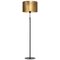 Black Svep Floor Lamp in Brass from Konsthantverk, Image 1