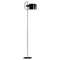 Coupé Black Floor Lamp by Joe Colombo for Oluce, Image 1