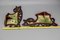 Art Nouveau Wooden Hand-Painted Floral Shelves, Germany, 1910, Set of 2, Image 18