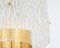 Lámparas colgantes grandes de cristal de Murano atribuidas a Hillebrand, años 70, Imagen 4