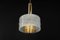 Grandes Lampes à Suspension Murano attribuées à Hillebrand, 1970s 11